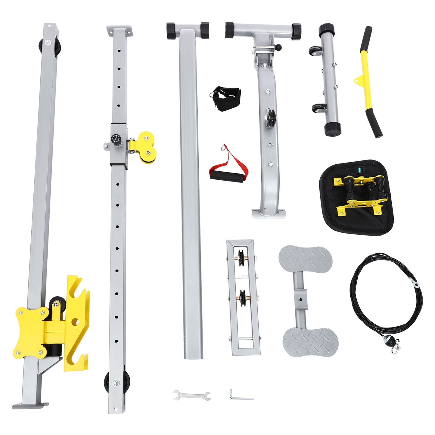 Multifunctional Fitness Rack High Safety Heavy Duty Adjustable Height
