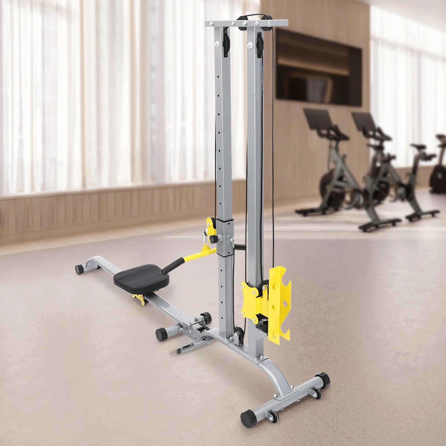 Multifunctional Fitness Rack High Safety Heavy Duty Adjustable Height