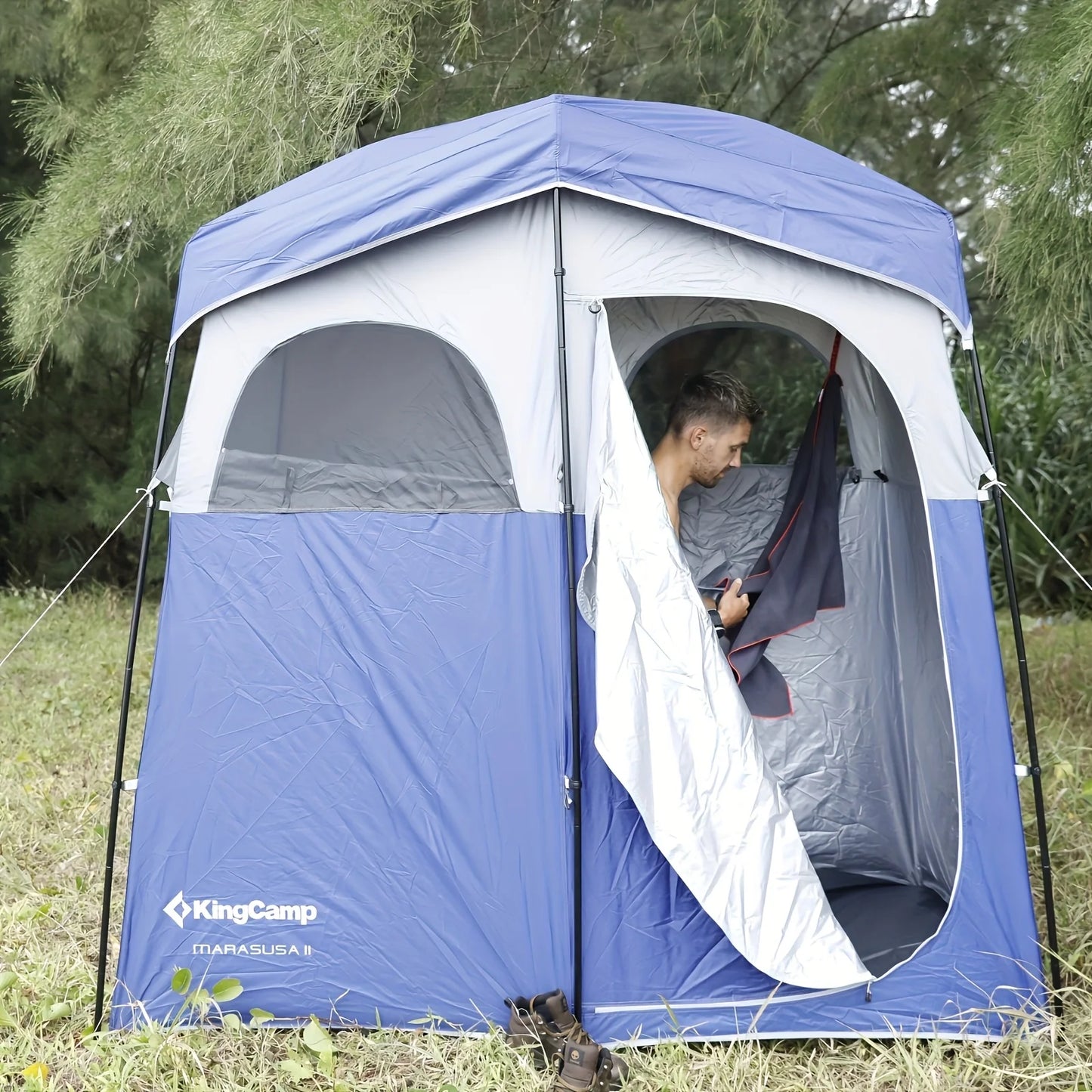 KingCamp Privacy Shower Tent, Portable Toilet Tent With Carry Bag 2 sides!!