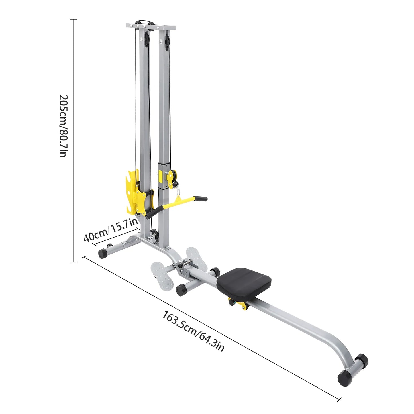 Multifunctional Fitness Rack High Safety Heavy Duty Adjustable Height