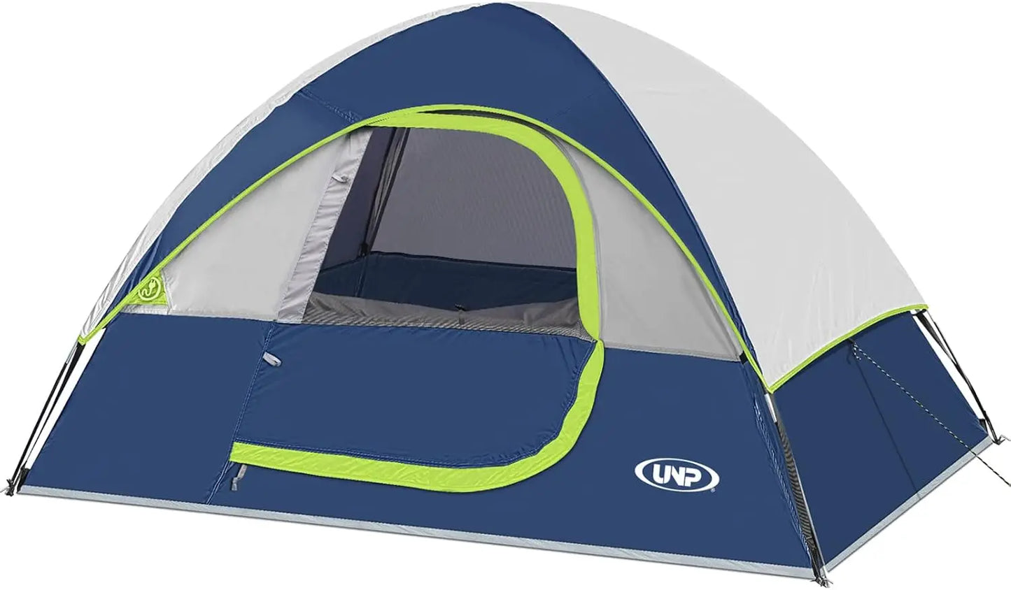 2 Person, Waterproof Windproof Tent with Rainfly and easy set up