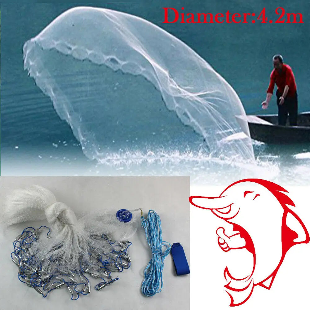 14ft Hand Cast Fishing Net