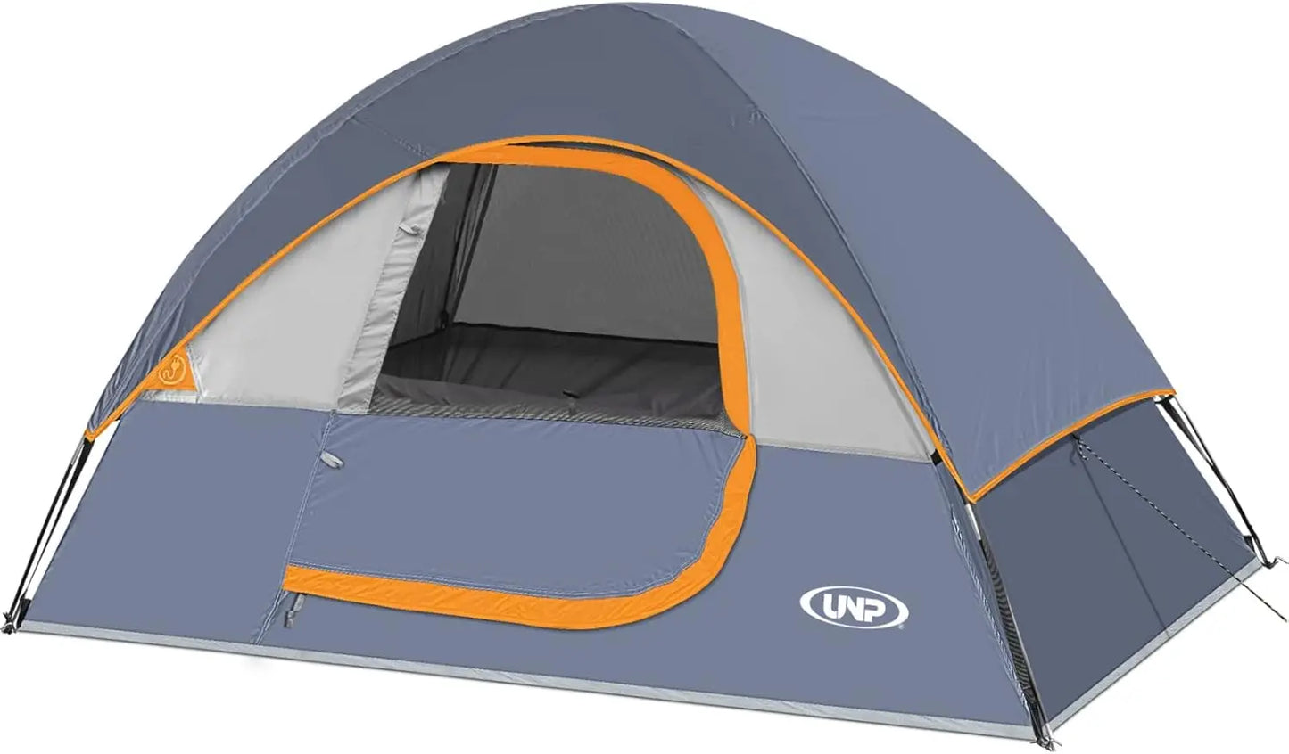 2 Person, Waterproof Windproof Tent with Rainfly and easy set up