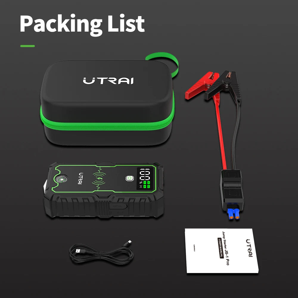 UTRAI Power Bank 2500A Jump Starter Portable Charger/Car Booster