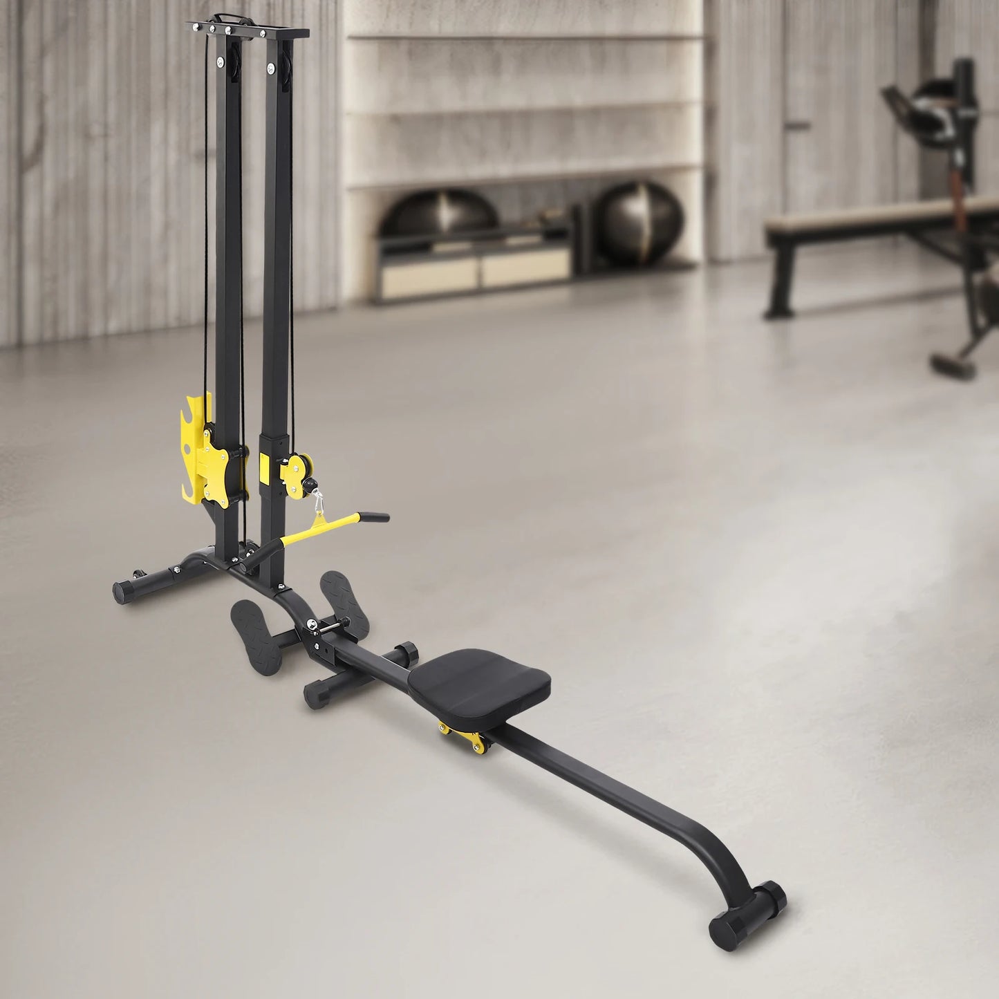 Multifunctional Fitness Rack High Safety Heavy Duty Adjustable Height
