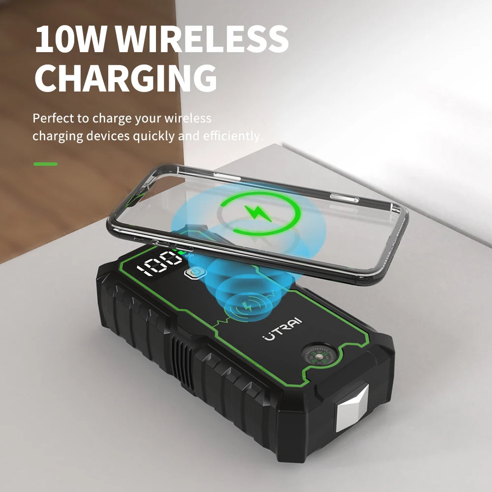 UTRAI Power Bank 2500A Jump Starter Portable Charger/Car Booster