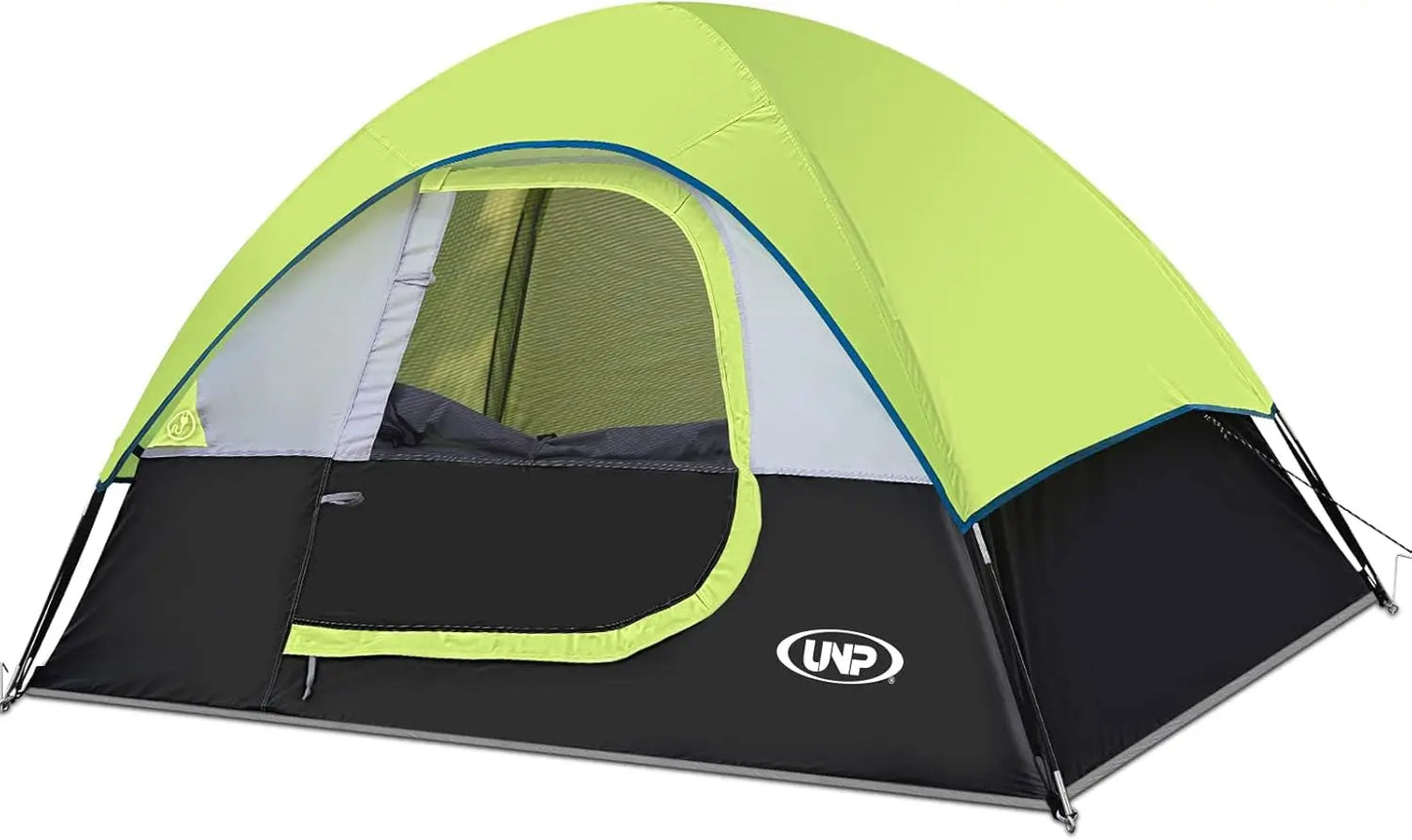 2 Person, Waterproof Windproof Tent with Rainfly and easy set up