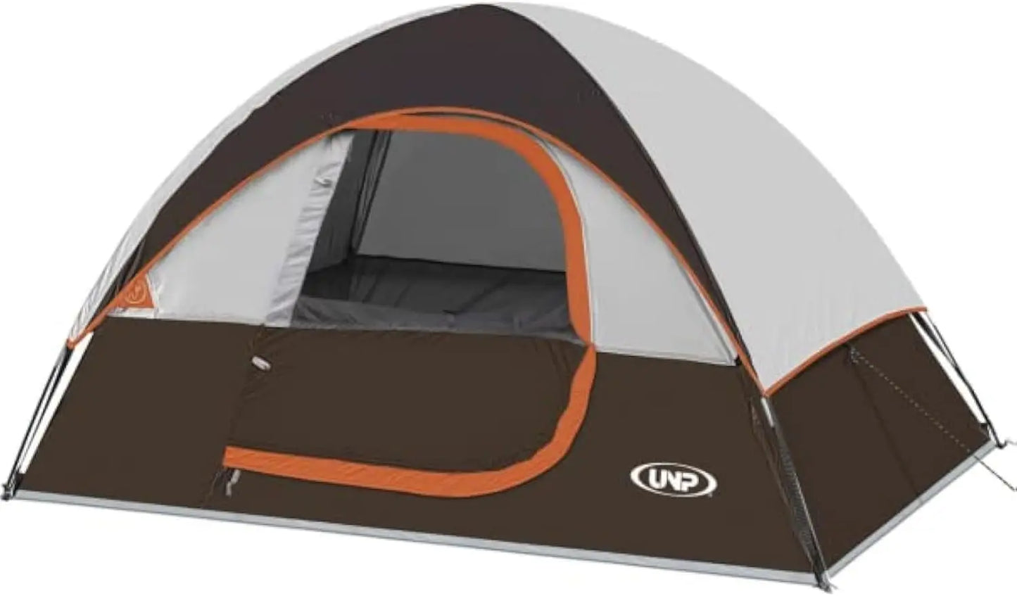 2 Person, Waterproof Windproof Tent with Rainfly and easy set up