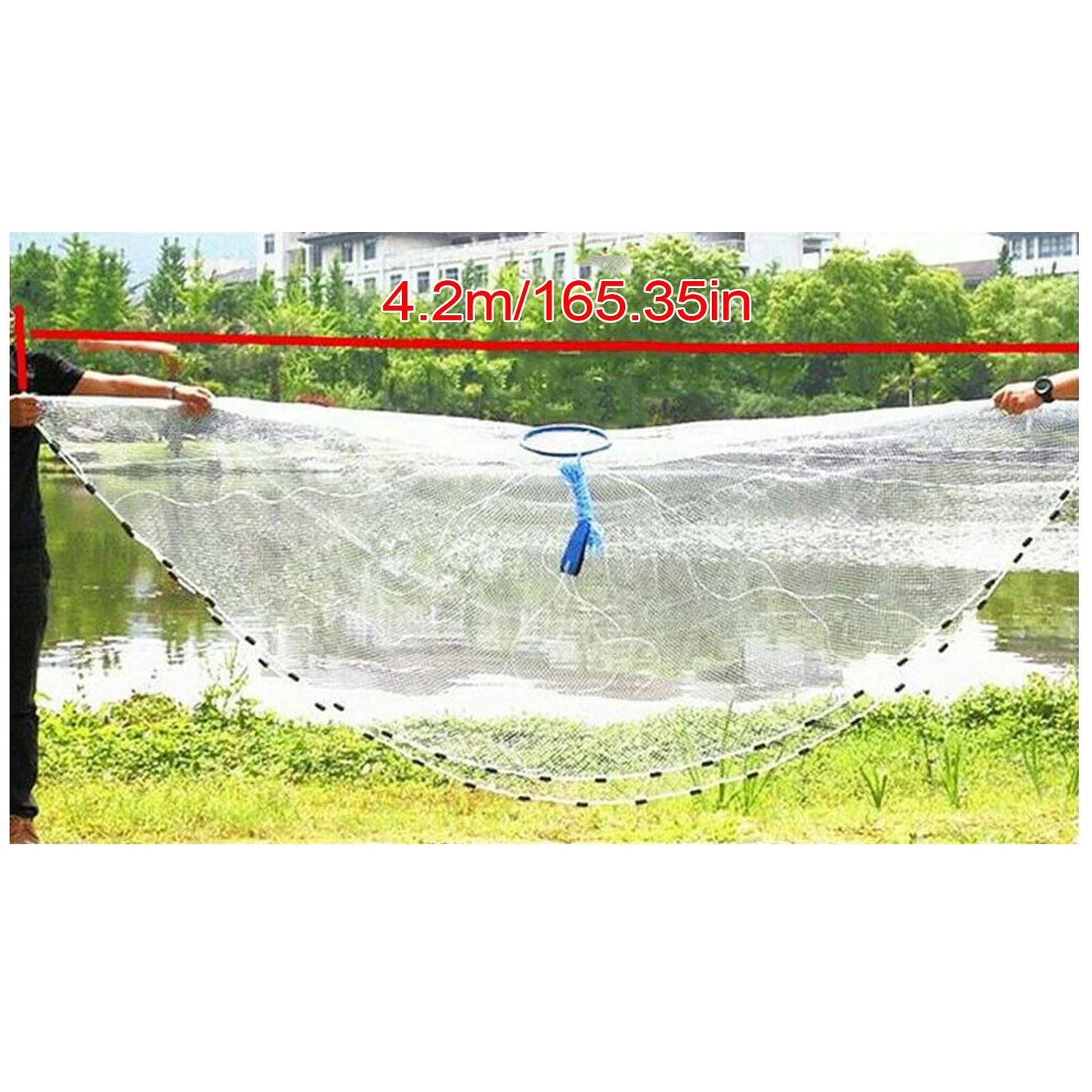 14ft Hand Cast Fishing Net