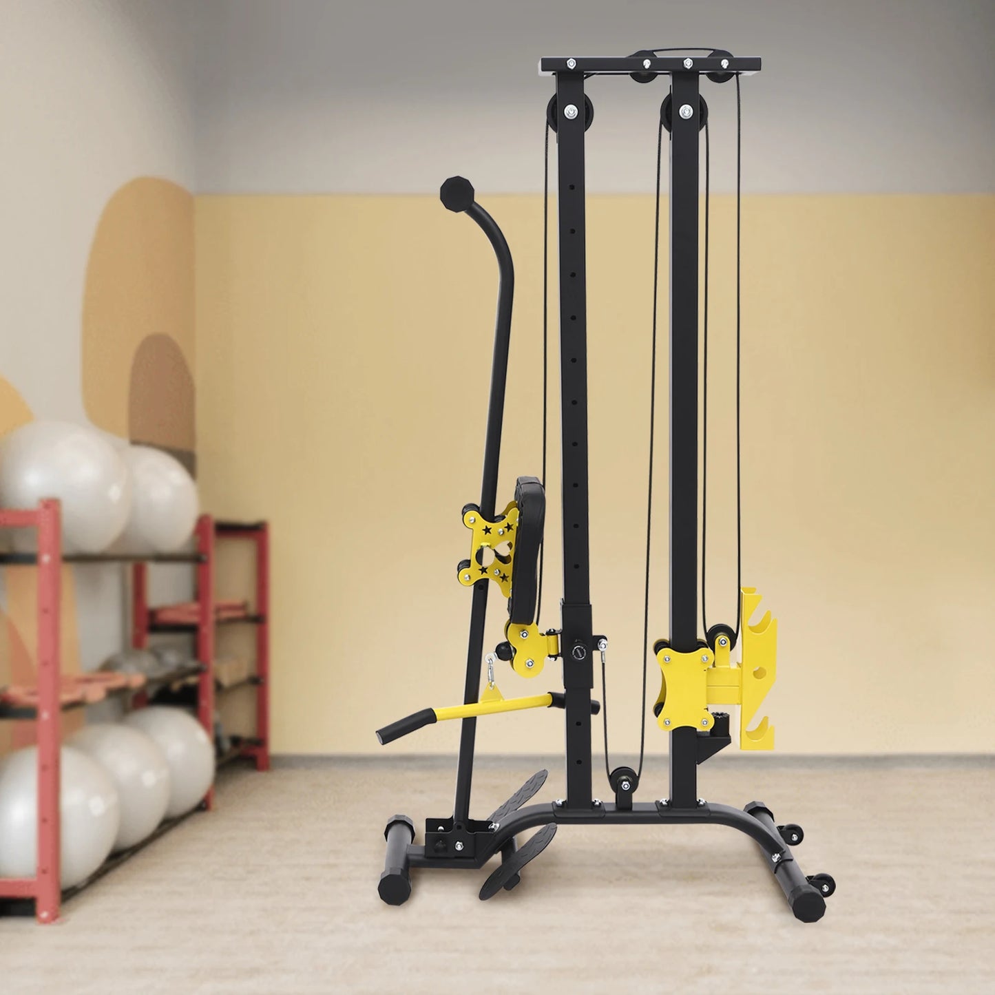 Multifunctional Fitness Rack High Safety Heavy Duty Adjustable Height