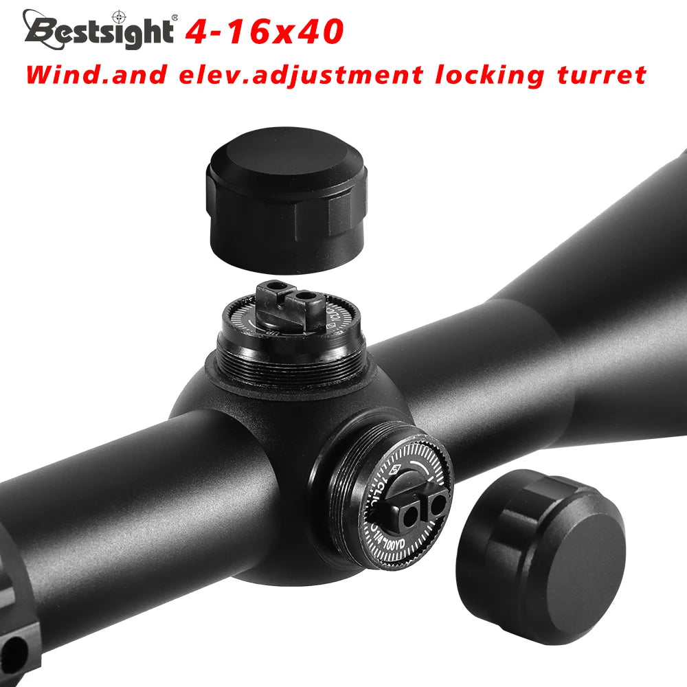 4-16X40 AOE Optics Hunting Riflescope Red&Green Dot