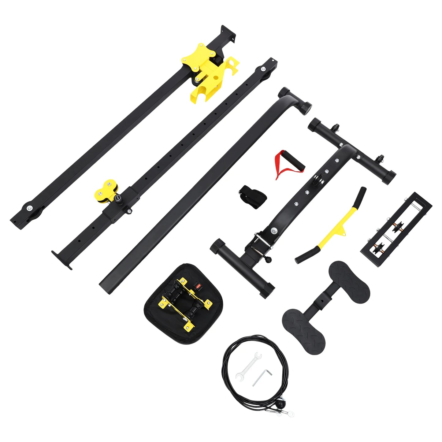 Multifunctional Fitness Rack High Safety Heavy Duty Adjustable Height