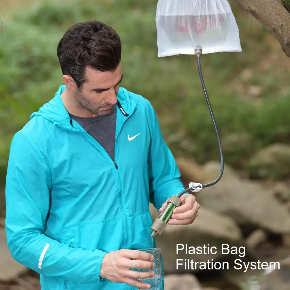 Miniwell L630 Portable Outdoor Water Filter Survival Kit with Bag
