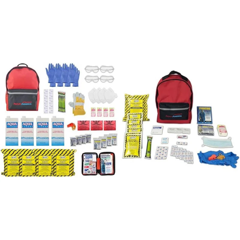 Emergency Kit, 4-Person, First Aid Kit