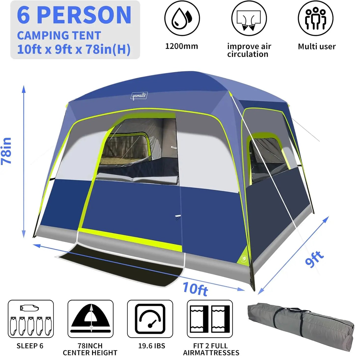 6-Person tent