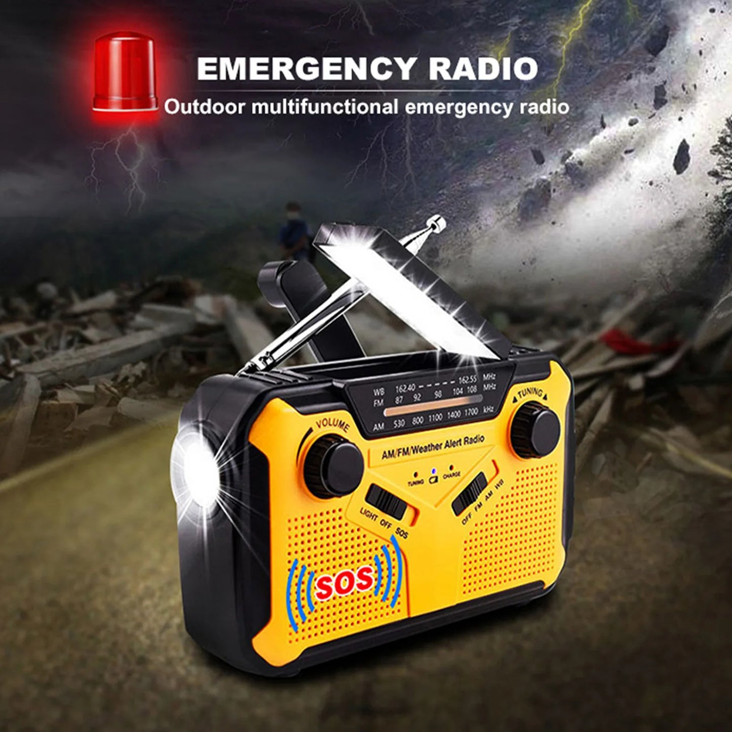 Hand Crank Emergency Solar radio