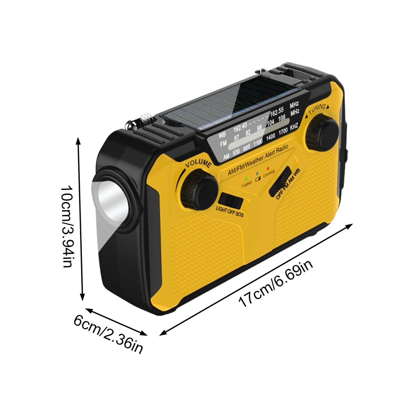 Hand Crank Emergency Solar radio