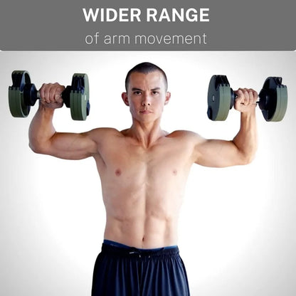 Adjustable Dumbbell, with Anti Slip Metal Handle