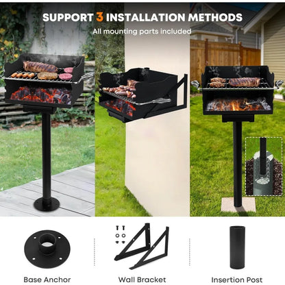 Park-Style Charcoal Grill