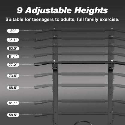 Power Tower Pull Up Bar Station Workout Dip Station