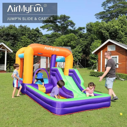 Bouncy House w/ Air Blower, slide, and Ball pit