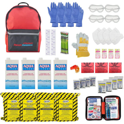 Emergency Kit, 4-Person, First Aid Kit