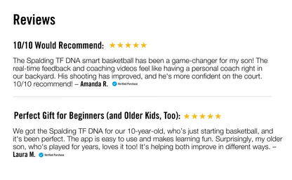 Smart Basketball + 1 Yr App Subscription Bundle