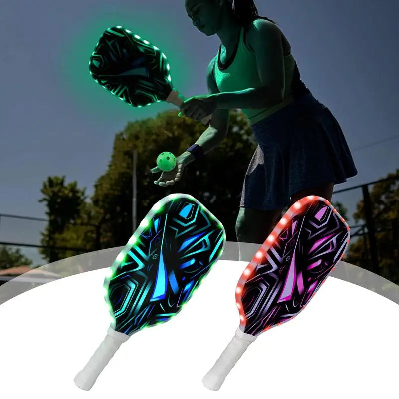 Fiberglass Pickleball Paddles LED