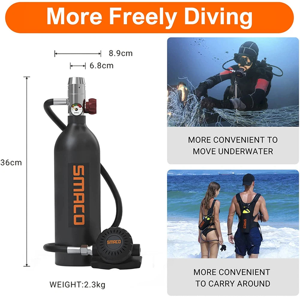 Smaco S400Pro Scuba Diving Tank Kit