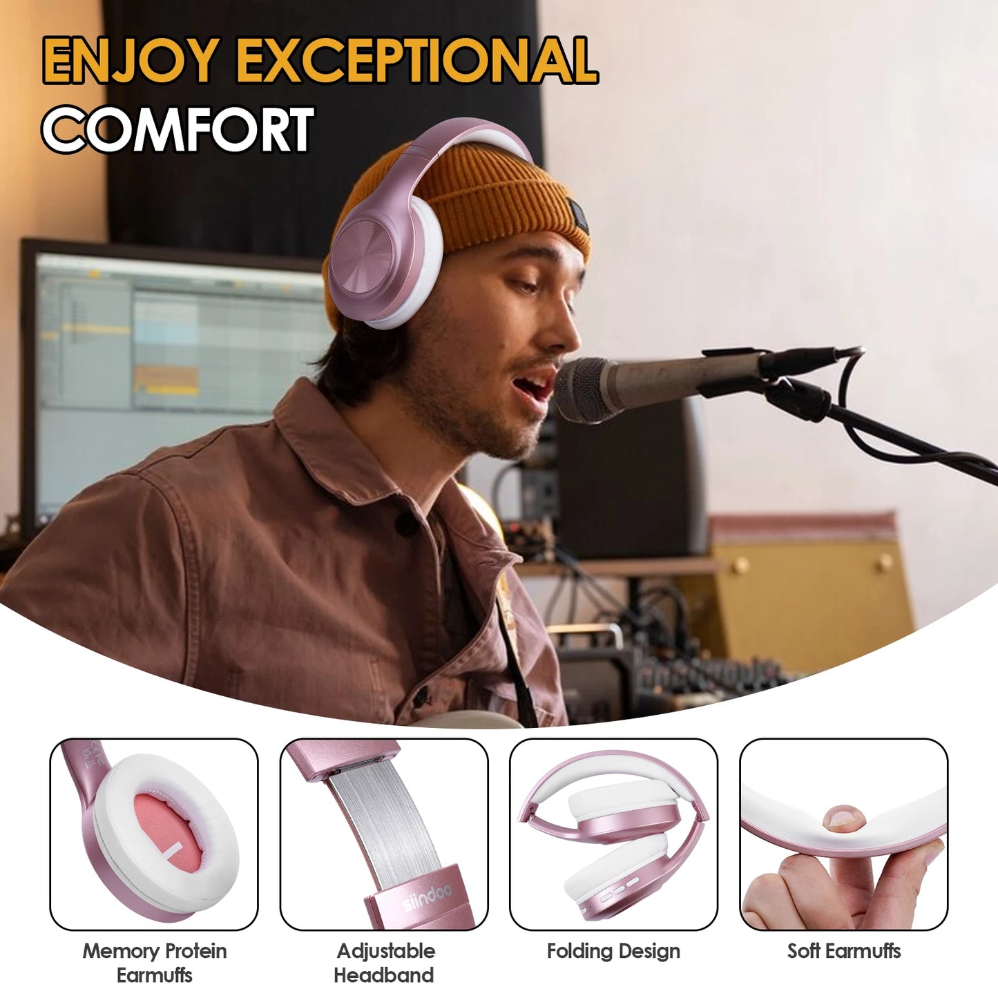 Foldable Bluetooth Headphones