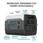 1800W Portable Power Station UPS Solar Generator 110V 220V