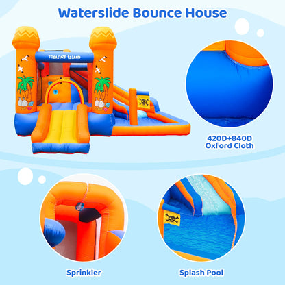 Kids Inflatable Bounce House with water slide