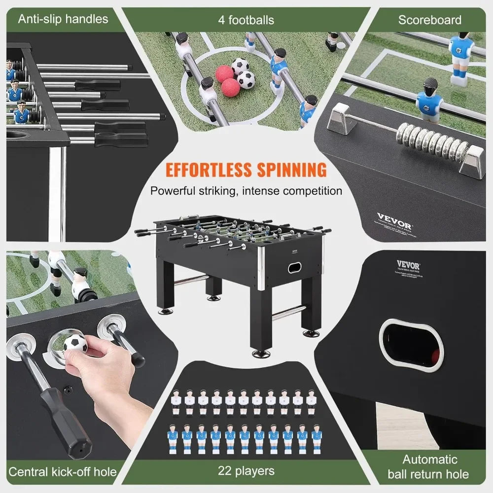 55 inch Standard Size Foosball Table