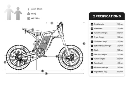 2000W Adult Electric Bike