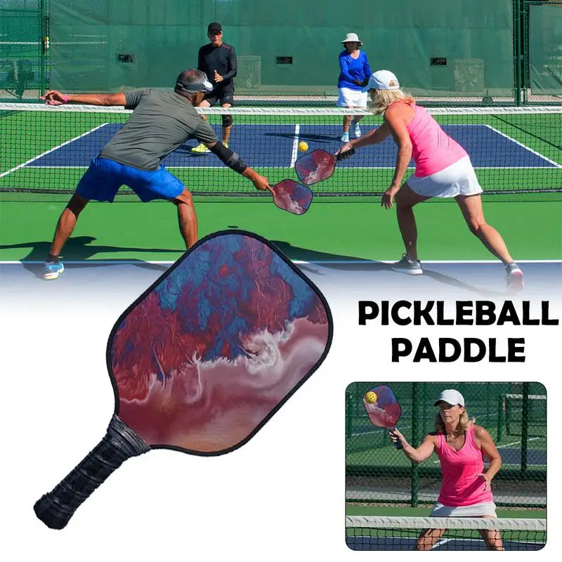 Pickleball Paddle Colorful Fiberglass