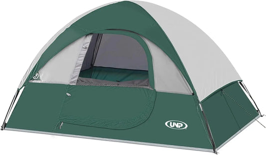 2 Person, Waterproof Windproof Tent with Rainfly and easy set up