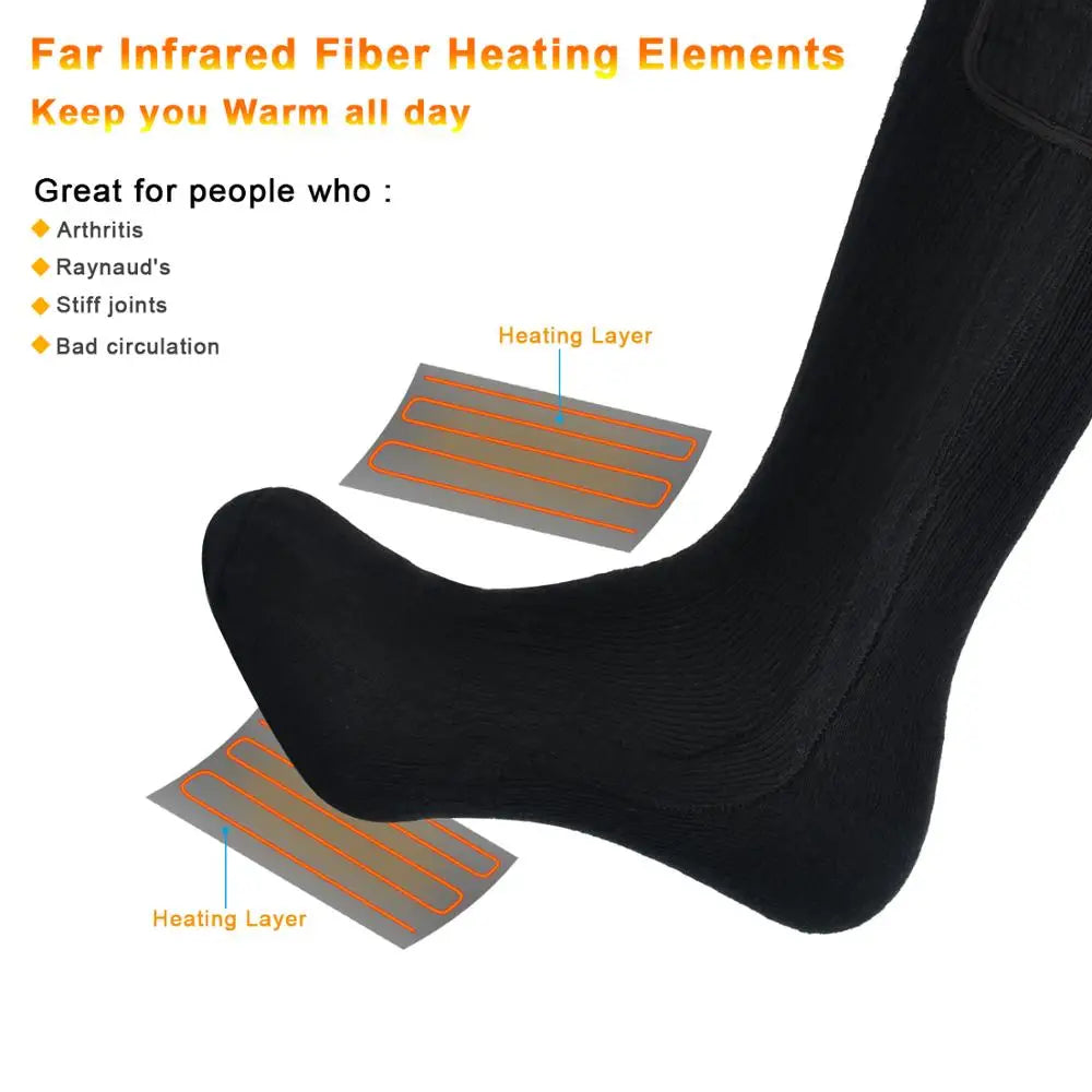 Battery. Powered Heated Socks