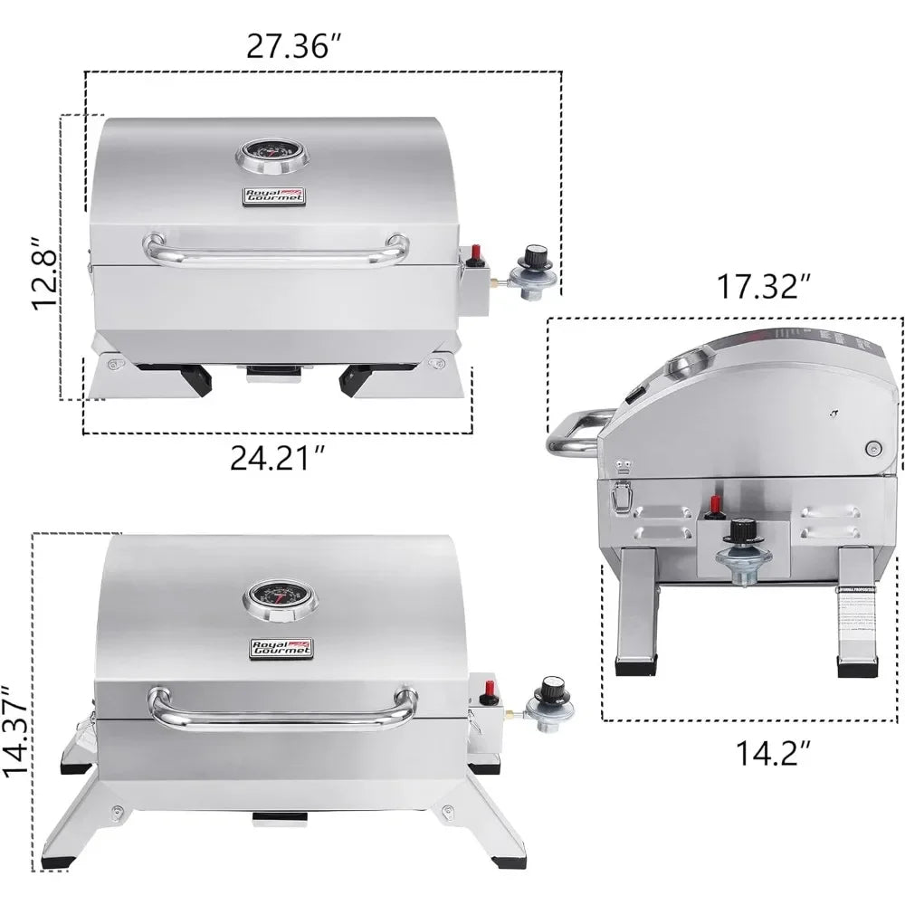 Portable Propane BBQ  Camping Grill 10000 BTU