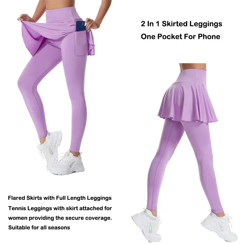 Skirted Leggings with Pocket