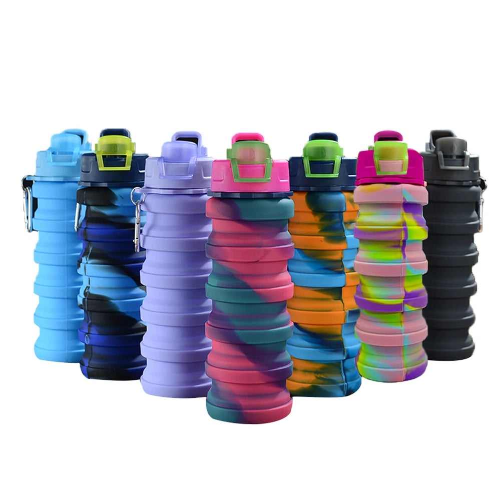 Leakproof Silicone Water Bottle