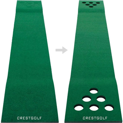 Golf Putting Mat with putters