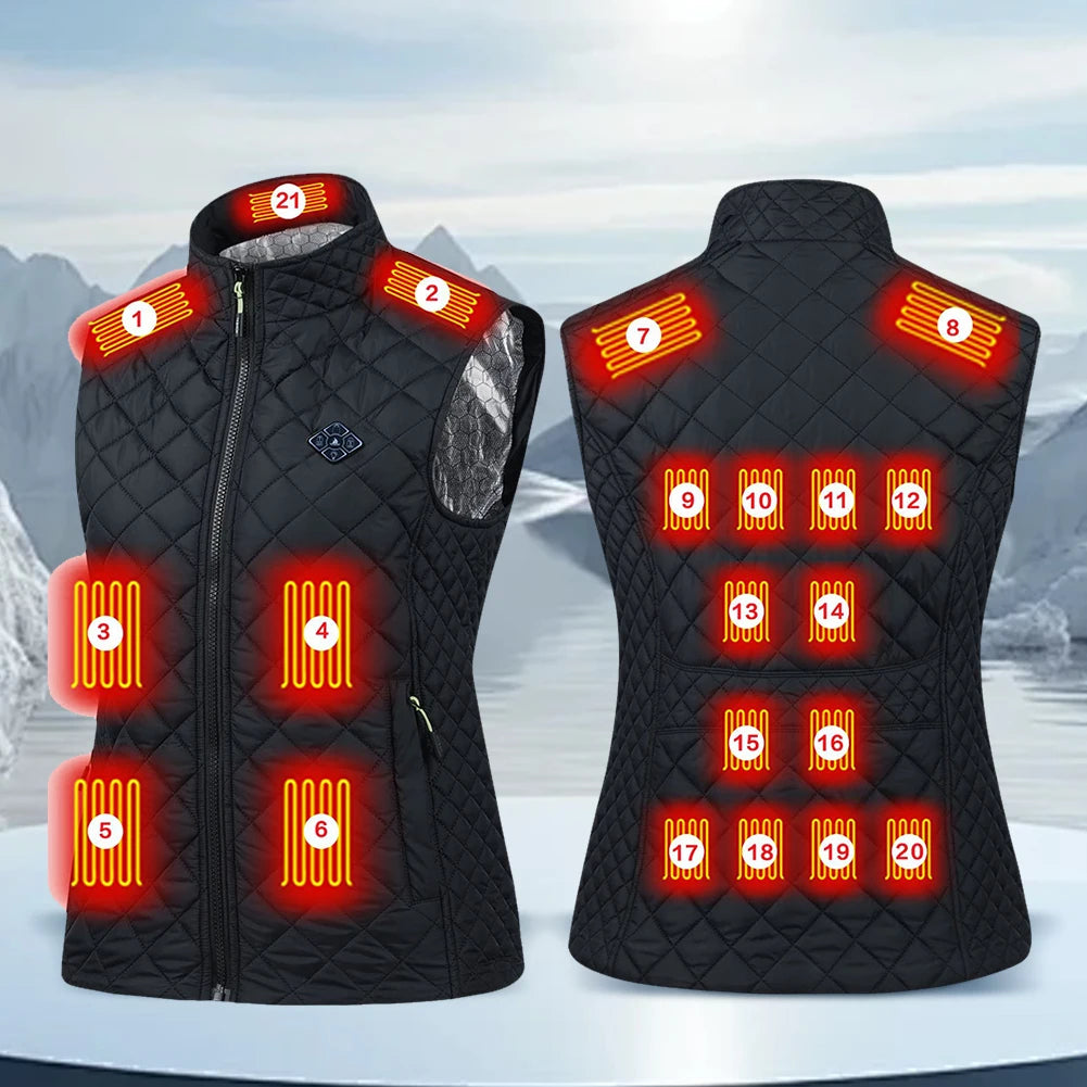 Heated vest