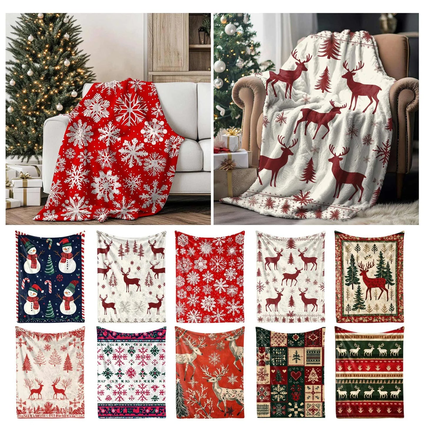 Christmas Flannel Blanket