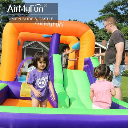 Bouncy House w/ Air Blower, slide, and Ball pit