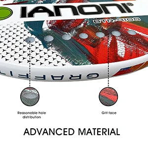 IANONI Carbon Fiber Beach Tennis Racket