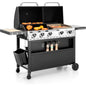 Gas and Charcoal Grill Combo