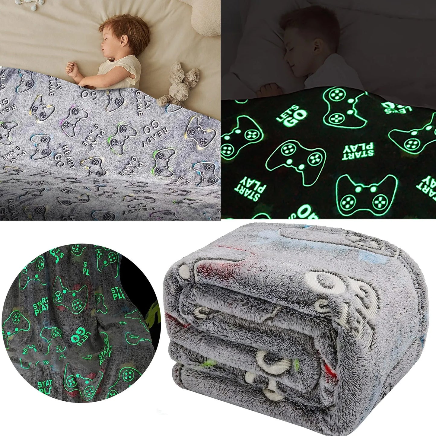 Glow In The Dark Fleece Blanket