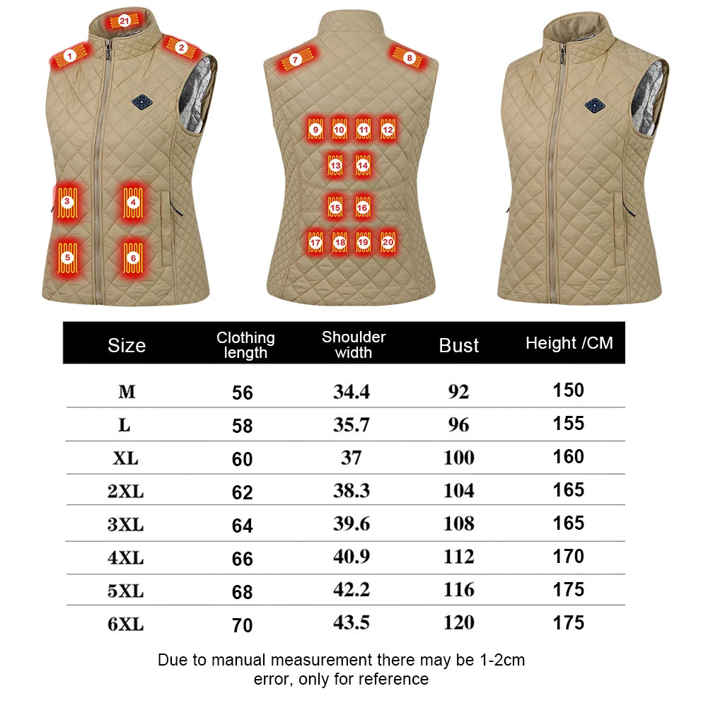 Heated vest