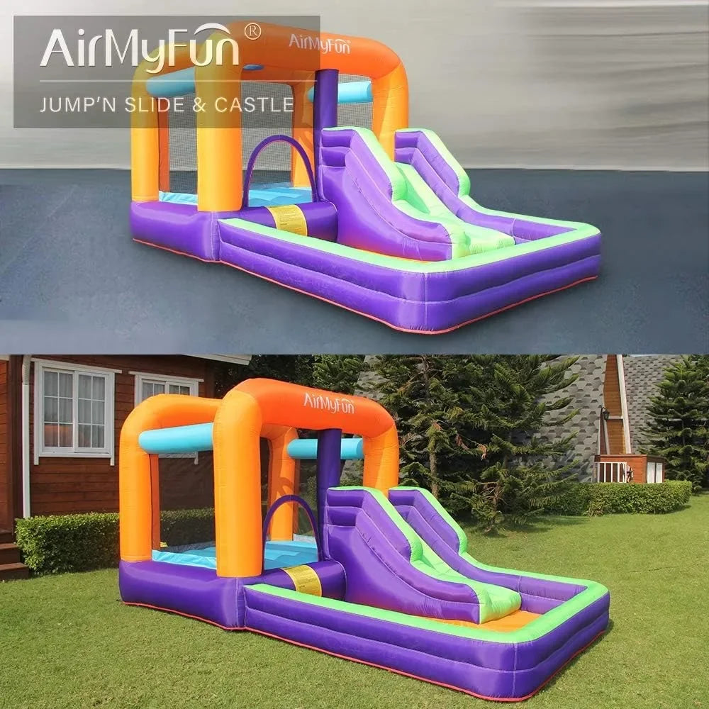 Bouncy House w/ Air Blower, slide, and Ball pit