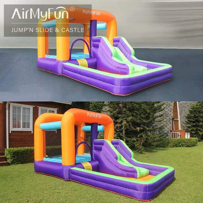 Bouncy House w/ Air Blower, slide, and Ball pit